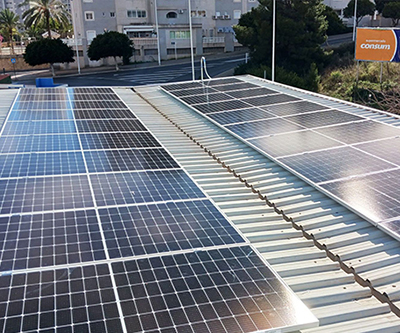 Impianto solare sul tetto in Cina
