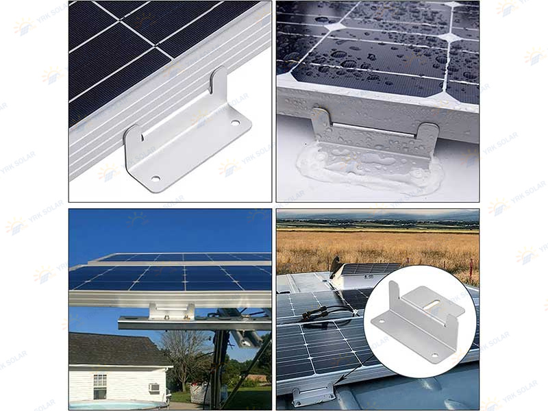 Staffa Z per montaggio su pannello solare in alluminio