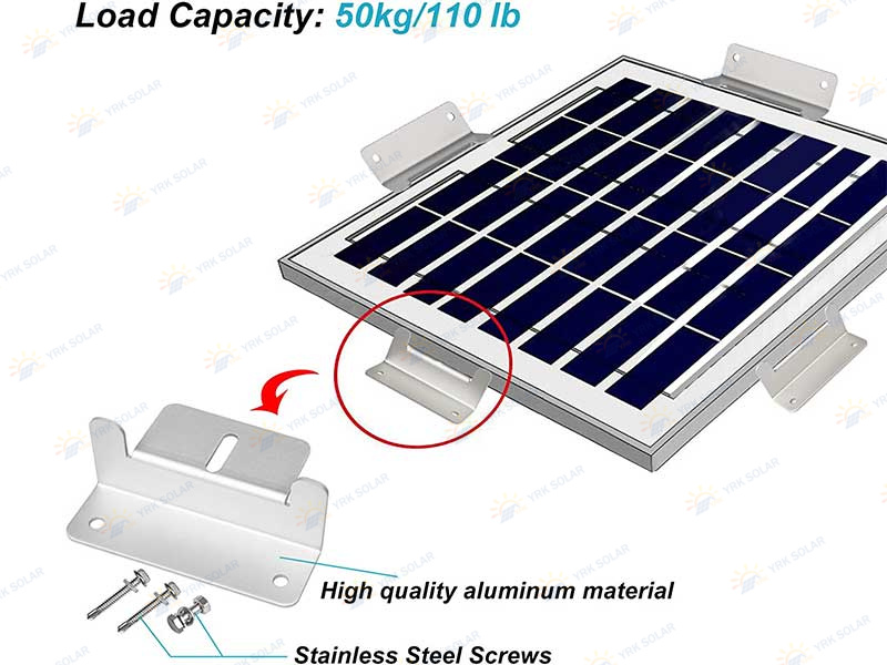 Staffe Z per montaggio pannello solare per pannelli solari installati