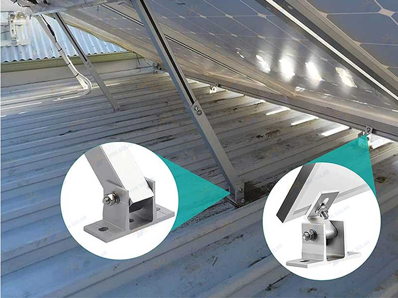 Solar Flat Roof PV Mounting Structure