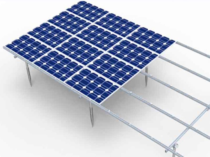 Montaggio a terra solare con fondazione a vite YRK-GM01