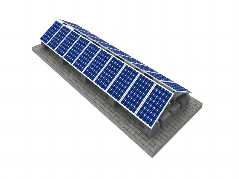 Staffa di montaggio solare per tetto piano YRK-Roof 01