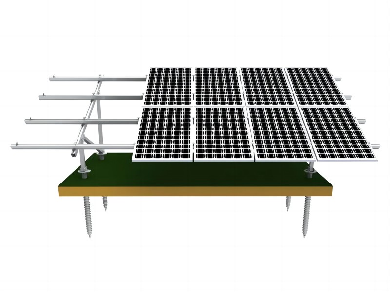 Staffa di montaggio solare a terra di tipo N Installare YRK-Ground05
