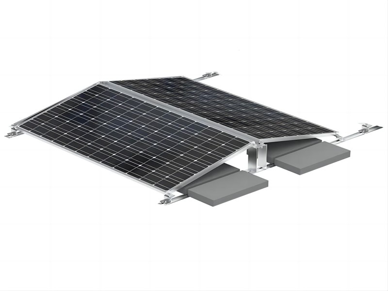 Staffa di montaggio per pannello solare Tetto piano in cemento YRK-Roof09