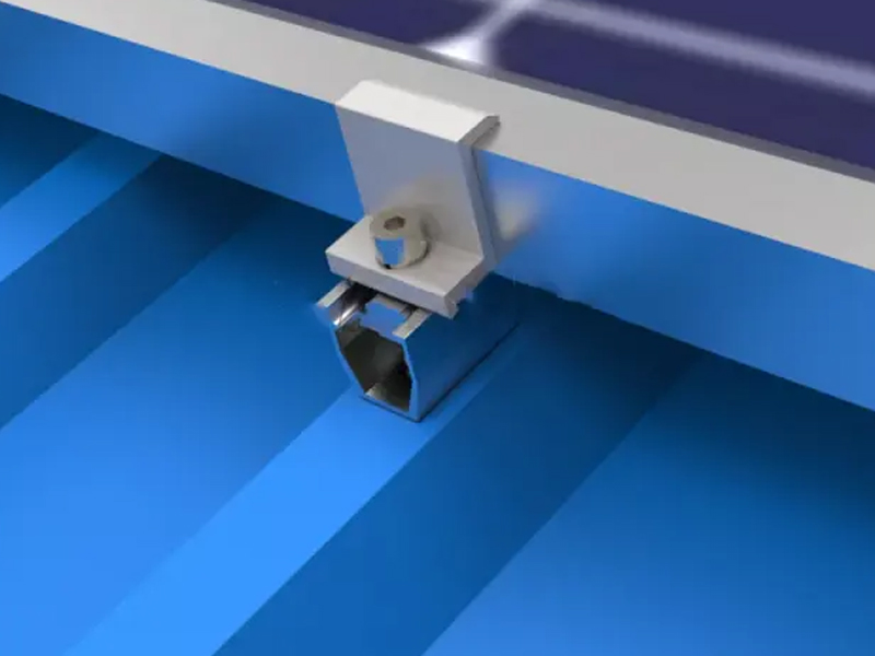 Sistema di montaggio a pannello solare Mini binario in alluminio solare YRK Rail 01