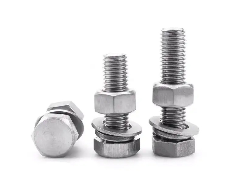 Stainless Steel Hex Bolt And Nuts Washer 
