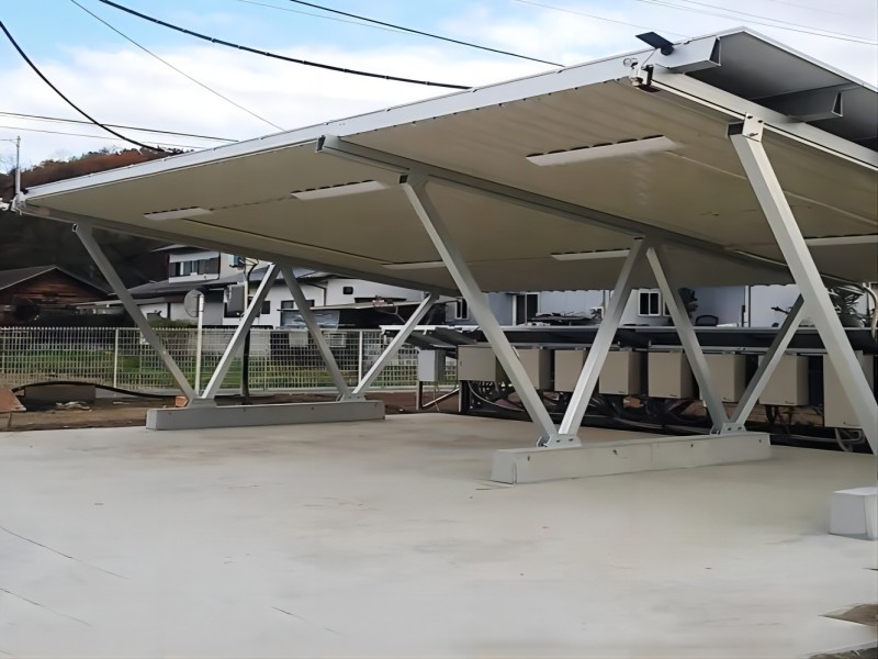 Carport Staffe per struttura in alluminio Montaggio solare YRK-Carport06