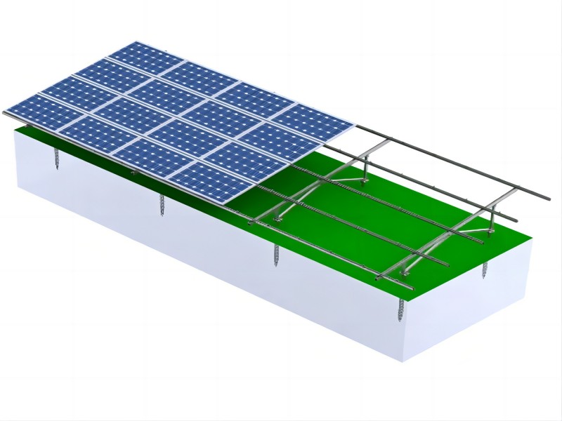 Pannello solare fotovoltaico Sistema di montaggio a terra in alluminio Struttura YRK-Ground08