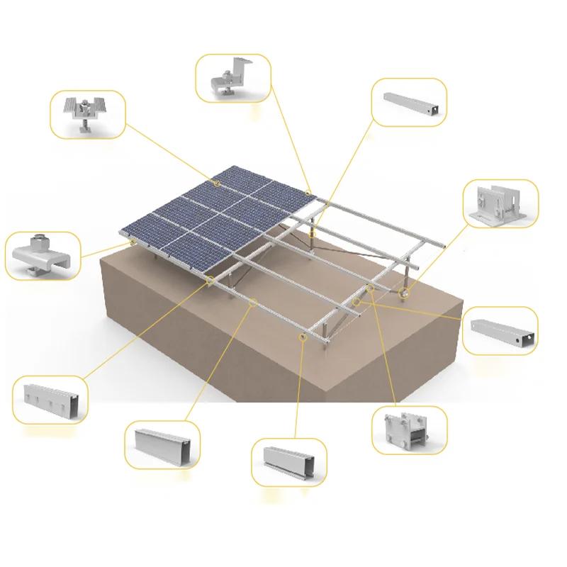 Sistema di staffe per struttura di montaggio solare a terra YRK-Ground04
