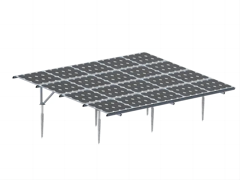 Struttura fotovoltaica per montaggio su staffa a terra a energia solare YRK-Ground03